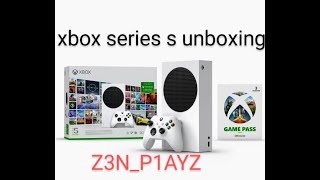 XBOX SERIES S UNBOXING  Z3NP1AYZ [upl. by Aivan367]