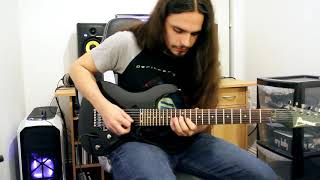 VEIL OF MAYA  quotDoublespeakquot Guitar Cover [upl. by Lairea]