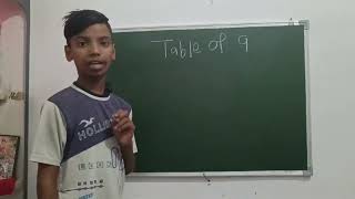 Aaj aapko ham sikhaenge bahut hi simple tarike se table of 9 ka pahada [upl. by Maiga]