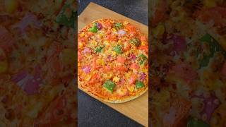 Pizza 🍕 viralvideorecipestreetfoodfoodshortvideocooking poonamscookery veg pizza foodie [upl. by Ahsiekim]