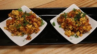 Paneer Bhurji  5 Best Paneer Recipes  Sanjeev Kapoor Khazana [upl. by Sharpe33]