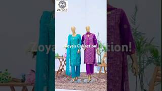 Zoyas Collection launched its FANCY DORIYA EMBROIDERED COTTON COLLECTION 2024fashion vlog [upl. by Omissam]