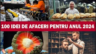 100 Idei de Afaceri pentru Anul 2024 [upl. by Celestina]