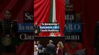 Entre desplantes y juramentos mexico claudiasheinbaum amlo noticias internacionales política [upl. by Nohsav]