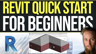 Revit Quick Start Tutorial for Beginners  Start Using Revit Now [upl. by Sivatco117]