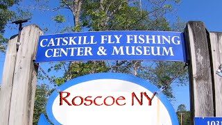 Catskill Fly FishingCenter and museum In Roscoe New York BeaverKill and Willowemoc Rivers big TROUT [upl. by Stoddart]