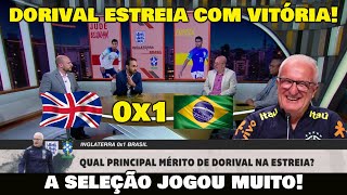 DORIVAL JÚNIOR ESTREIA COM VITÓRIA NA SELEÇÃO BRASILEIRA INGLATERRA 0x1 BRASIL [upl. by Fulmis]