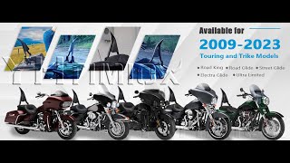 28quot Sissy Bar Passenger Backrest Sissy Bar Fit for Harley Touring Road King Street Glide Electra [upl. by Esenwahs]