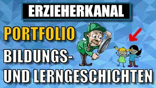 Portfolio amp Bildungs und Lerngeschichten im Kindergarten leicht erklärt  ERZIEHERKANAL [upl. by Nivrac]