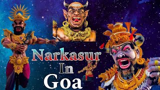 Narkasur in goa  Narkasur competition 2024  Best performance of Goan Narkasur  Kdvlogger Goa [upl. by Airual]