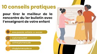 10 Conseils pratiques pour une rencontre parentsenseignant du 1er bulletin réussie [upl. by Anivram]