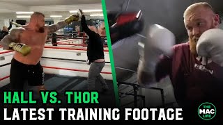 Eddie Hall vs The Mountain Thor Bjornsson Latest Training Footage [upl. by Reeta]