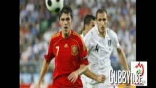 EURO 2008 QF ITALIA 02  SPAGNA 04 Highlights [upl. by Ahsilif]