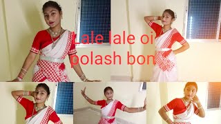 Lale lale oi polash bon  Jhumur dance  folk song  performed by Ankita [upl. by Stuppy]