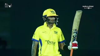 Gurkeerat Singh Mann 52 runs vs Konark Surya Odisha  17th Match  KSO vs TH [upl. by Annehcu]