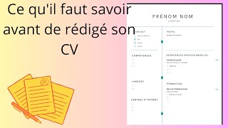 CAMPUS FRANCE  CV ETUDIANT [upl. by Ariay810]