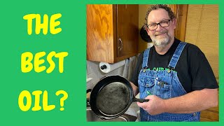 Which Oil Do You Use To Season Your Cast Iron Skillet [upl. by Elayne]