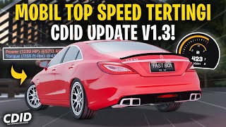 MOBIL BARU TOP SPEED PALING TINGGI  CEPAT BANGET  Car Driving Indonesia V13 UPDATE Roblox [upl. by Eciened]