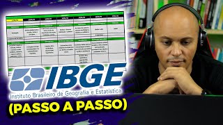 Plano de Estudos Concurso IBGE EFETIVO 2024 Pós Edital  PASSO A PASSO🔥 [upl. by Tesil184]