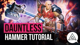 Dauntless  Hammer Weapon Tutorial [upl. by Akiam]