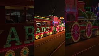 Blackpool illuminations train tram tour [upl. by Lenette]