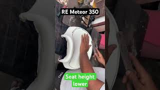 Lower height of RE meteor 350  Royal Enfield Meteor 350 modifications royalenfield meteor350 [upl. by Noremac194]