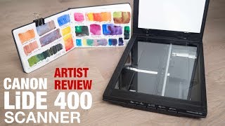 Artist Review Canon LiDE 400 Scanner [upl. by Azmuh]