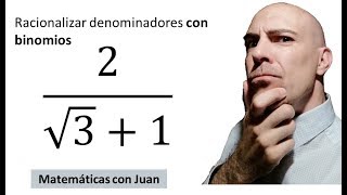 ▷ Racionalizar denominadores CON BINOMIOS Mejor ejercicio resuelto Profesor matemáticas [upl. by Ainnek568]