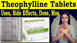 Theophylline tablet uses in hindi  Deriphyllin 150 mg tablet  uses Side Effects Dose Mechanism [upl. by Tonjes]