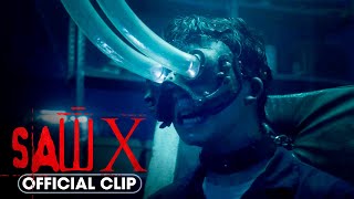 SAW X 2023 Official Clip – Eye Vacuum Trap – Tobin Bell Isan Beomhyun Lee [upl. by Nylecsoj]