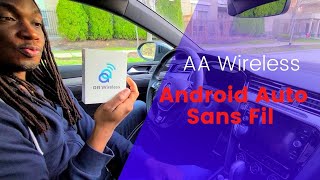 AAwireless  Android Auto sans fil  Unboxing Installation et Impressions Echecs et Succes [upl. by Santini]