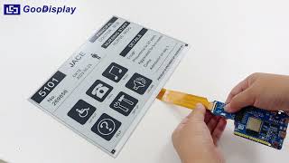 Unboxing amp Review of the 133 inch A4 Eink Display Large SPI EPaper HD Screen [upl. by Akimrej200]