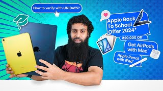 Apple Back to School Offer 2024  Free AirPods amp Apple Pencil  Verify Apple Unidays Account [upl. by Ynnej489]