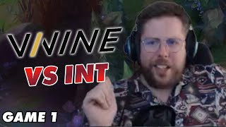 VININE MIT BROEKI UND NOWAY VS INT  GAME 1 [upl. by Malorie]