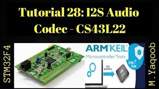 STM32F4 Discovery board  Keil 5 IDE with CubeMX Tutorial 28  I2S Audio Codec  CS43L22 [upl. by Yelahc529]