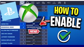 HOW TO GET PERFORMANCE MODE ON CONSOLE XBOX PS4 PS5 PLAYSTATION NOT CLICKBAIT [upl. by Acirderf446]