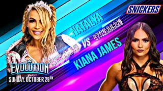 NATALYA VS KIANA JAMES WWE 2K23 HIGHLIGHTS ❤️‍🔥✨ [upl. by Crandall]