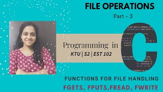 Video 57 File handling  Part 3 [upl. by Dlaner258]