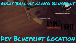 Right Ball of Glova Developer Blueprint  Dying Light Enhanced Edition [upl. by Kidd]