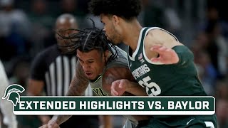 Baylor at Michigan State  Extended Highlights  Big Ten Mens Basketball  Dec 16 2023 [upl. by Sorenson676]