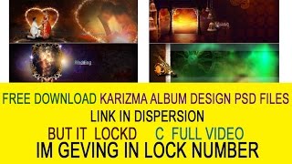 FREE download Karizma Canvera Album Design PSD FILES LINK IN dispersion in telugu [upl. by Roosevelt886]