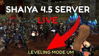 SHAIYA LIVE 🔴 45 SERVER LEVELING MODE [upl. by Adnilg]