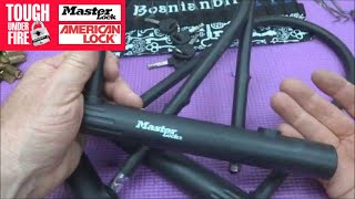 352 Master Lock 8184D Disc Detainer Bike ULock [upl. by Jadd]