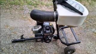 Hillbilly Bling  Homemade leaf vacuum attachment [upl. by Kimbra]