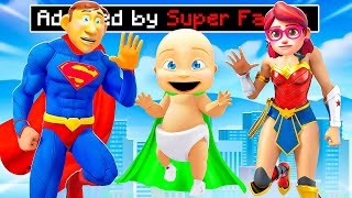 Baby Adopted By SUPER HERO FAMILY [upl. by Min254]