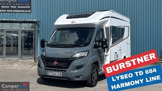 Burstner Lyseo TD 684 G Harmony Line Motorhome for sale at Camper UK [upl. by Asta]