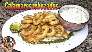 Unos ricos Calamares rebozados cocina mediterránea Chef Cesarin [upl. by Parrnell165]