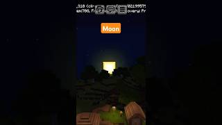 Moon minecraft🌝minecraft short [upl. by Anaicul340]