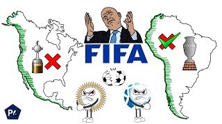 ¿POR QUÉ CONMEBOL Y CONCACAF SIGUEN DIVIDIDAS [upl. by Ocsicnarf]