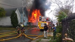 4th Alarm Fire 463 Howard St Buffalo Ny [upl. by Anirehc348]